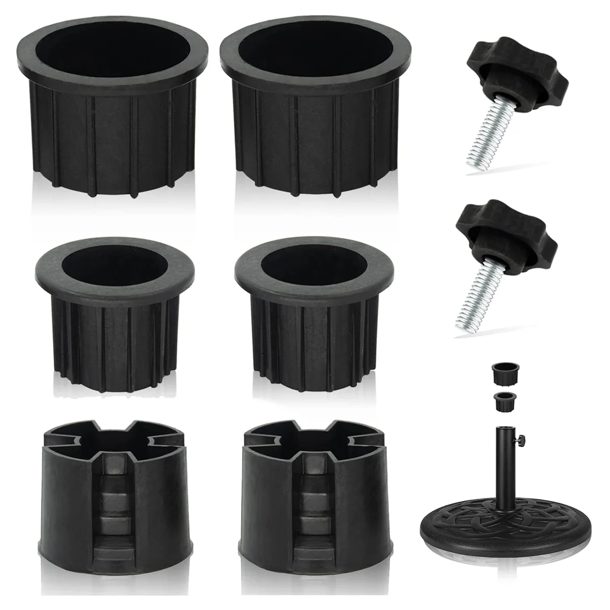 8 Pcs Umbrella Base Stand Hole Ring Plug Cover and Cap Patio Umbrella Stand Stand Base Stabilizer
8 Pcs Umbrella Base Stand Hole Ring Plug Cover and Cap Patio Umbrella Stand Stand Base Stabilizer