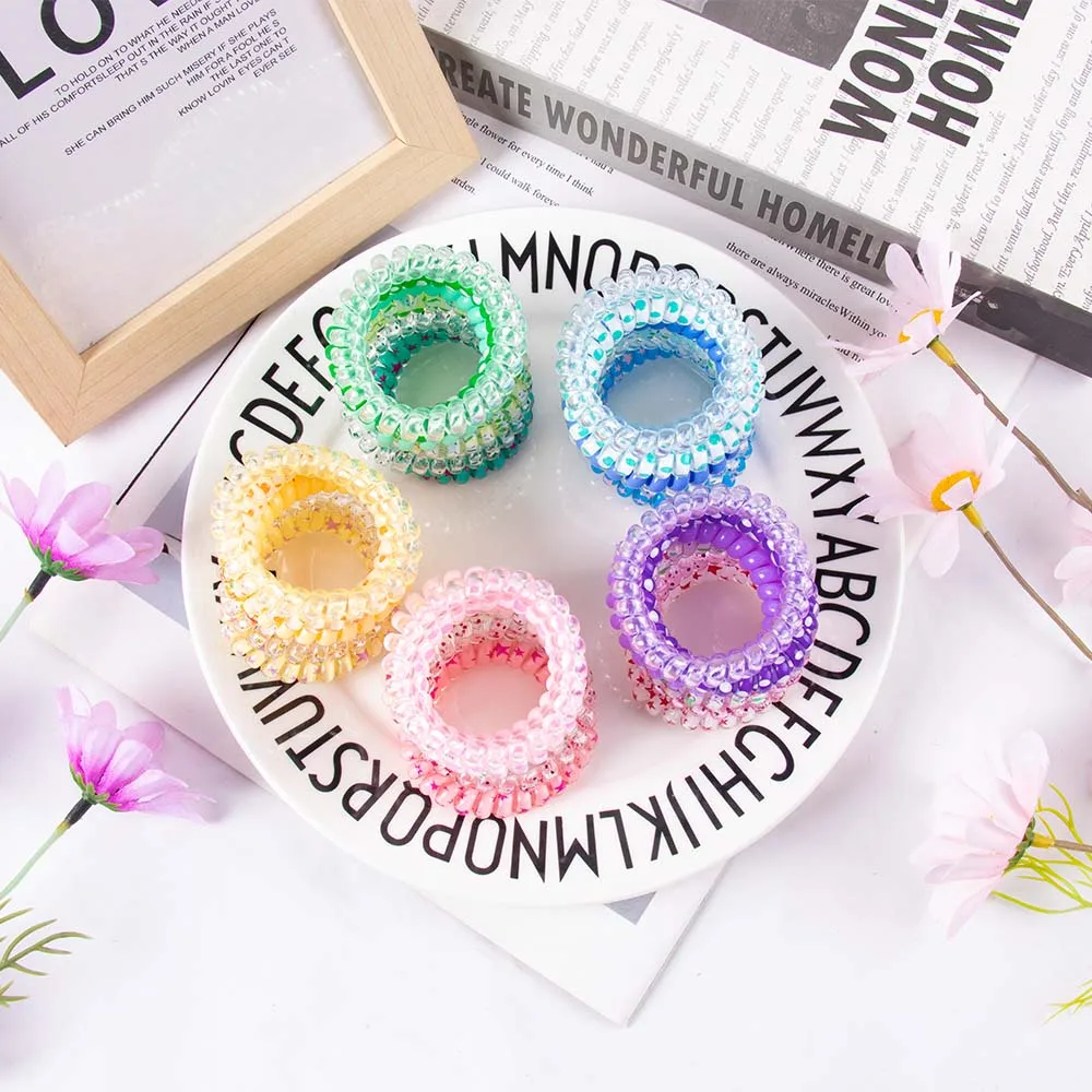 Summer Colorful Candy Colour Hair Rope High Elasticity Durable Phone Ring Hair Bands Daily Summer Party Girls Head Decoration
Summer Colorful Candy Colour Hair Rope High Elasticity Durable Phone Ring Hair Bands Daily Summer Party Girls Head Decoration