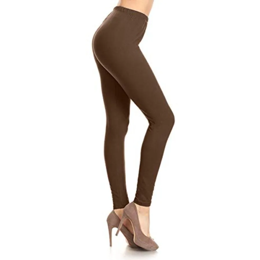 Leggings Depot Women's High Waist Leggings Soft 1" Waistband Solid Pants - Regular, Plus, 1X3X, 3X5X
Leggings Depot Women's High Waist Leggings Soft 1" Waistband Solid Pants - Regular, Plus, 1X3X, 3X5X