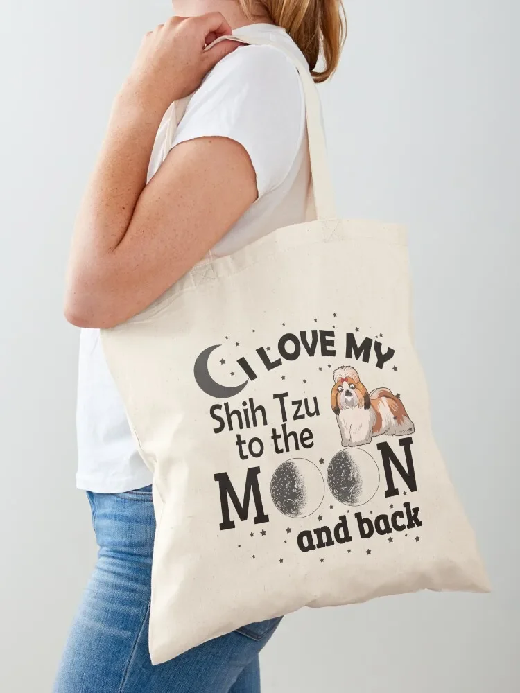 I Love My Shih Tzu To The Moon And Back! Tote Bag Canvas stote bag woman shopping bag Women's beach bags tote woman
I Love My Shih Tzu To The Moon And Back! Tote Bag Canvas stote bag woman shopping bag Women's beach bags tote woman
