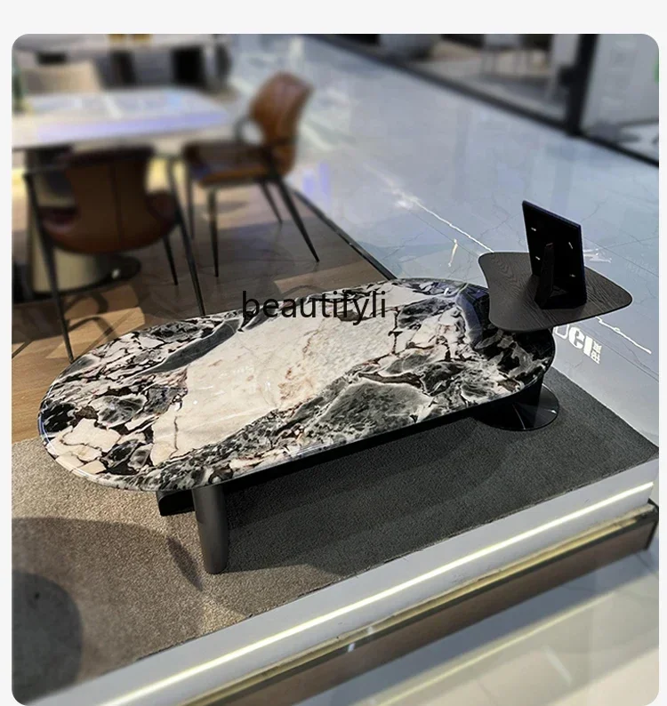 22Elephant white marble Italian high-end coffee table high-end light luxury living room ovalQ
22Elephant white marble Italian high-end coffee table high-end light luxury living room ovalQ
