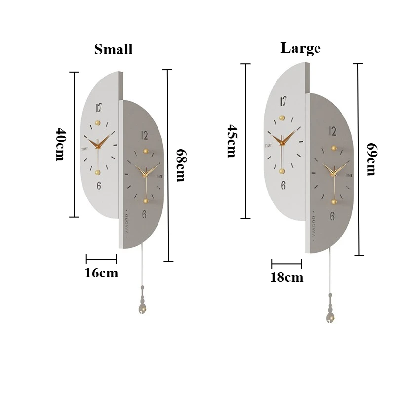 Corner Wall Clocks Creative Light Luxury Wall Clock Hanging Silent Design Nordic Clocks Morden Living Room Decorations
Corner Wall Clocks Creative Light Luxury Wall Clock Hanging Silent Design Nordic Clocks Morden Living Room Decorations
