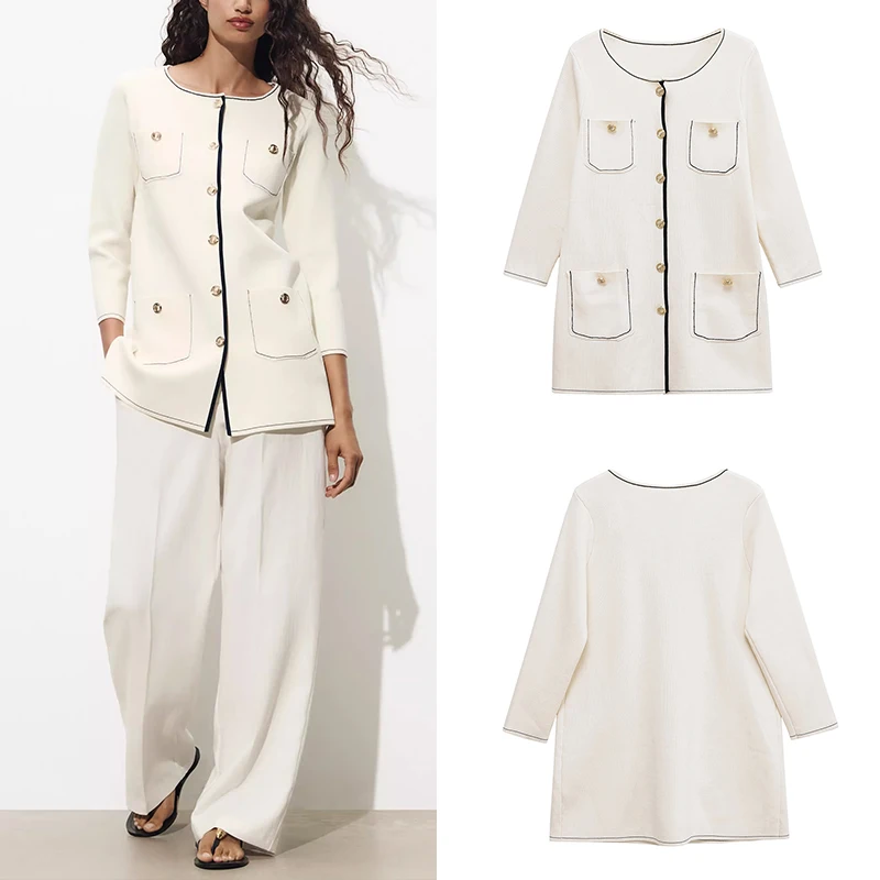 Summer 2025 New Women's Knitted Long Sve round Ne ort Coat Jaet Z Commute Sle Loose Fit High Waist Polyester ...
Summer 2025 New Women's Knitted Long Sve round Ne ort Coat Jaet Z Commute Sle Loose Fit High Waist Polyester ...