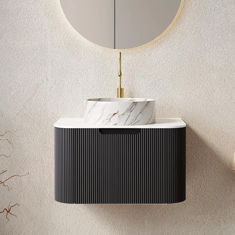 24in Floating Bathroom Vanity with Sink,Oak Plywood Soft-Close Drawer,White Basin,Wall Mount,Black,Customized
24in Floating Bathroom Vanity with Sink,Oak Plywood Soft-Close Drawer,White Basin,Wall Mount,Black,Customized