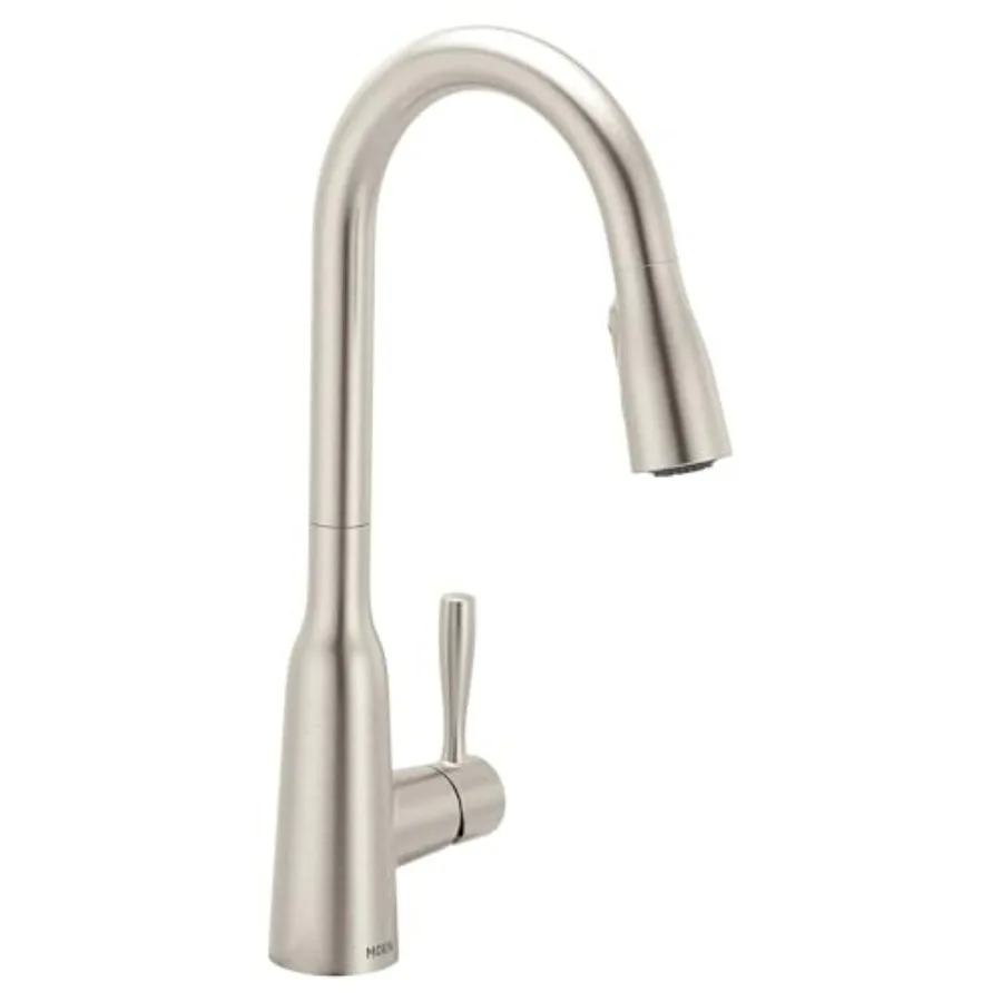 Кухонный смеситель Orivesi из нержавеющей стали с выдвижным изливом, функцией Power Boost, однорычажный, с высоким изливом, устойчивый к пятнам, простая установка
Кухонный смеситель Orivesi из нержавеющей стали с выдвижным изливом, функцией Power Boost, однорычажный, с высоким изливом, устойчивый к пятнам, простая установка