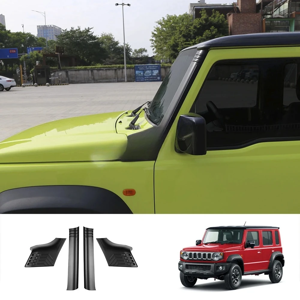 For SUZUKI Jimny Nomade 2025 2026 ABS Black Matte Exterior Window Decoration A Pillar Scratch-resistant plate Car Accessories
For SUZUKI Jimny Nomade 2025 2026 ABS Black Matte Exterior Window Decoration A Pillar Scratch-resistant plate Car Accessories