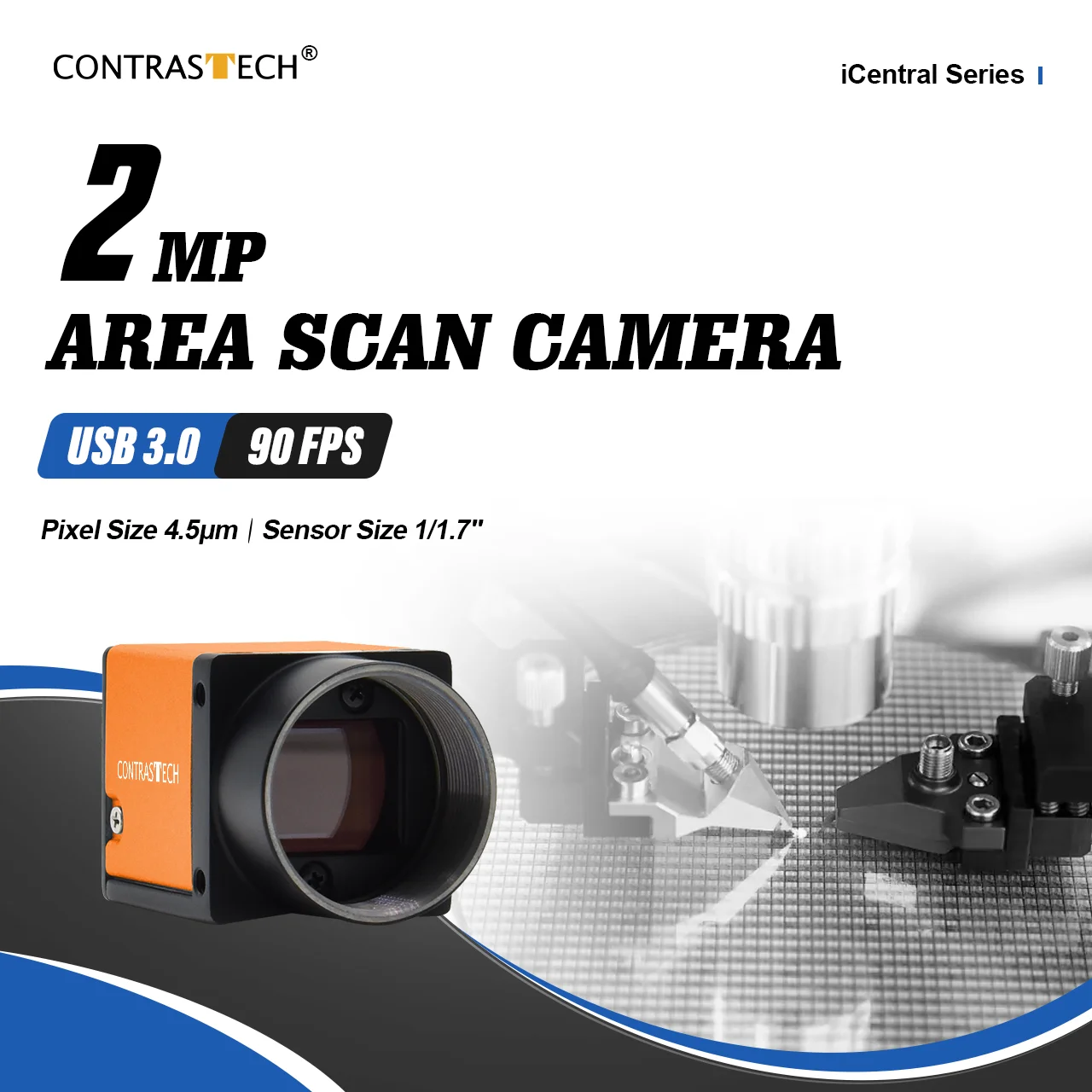 2mp IMX430 90fps USB 3.0 Nir Camera for Scratch Inspection
2mp IMX430 90fps USB 3.0 Nir Camera for Scratch Inspection