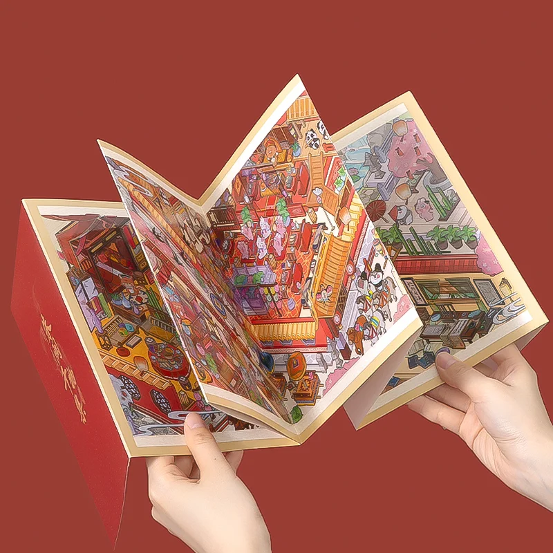 Бумага книга-наклейка «Древний аккордеон» — принадлежности для журналов 3D-диоорамы, коллаж сцены прокрутки, креативные канцелярские принадлежности в китайском стиле
Бумага книга-наклейка «Древний аккордеон» — принадлежности для журналов 3D-диоорамы, коллаж сцены прокрутки, креативные канцелярские принадлежности в китайском стиле