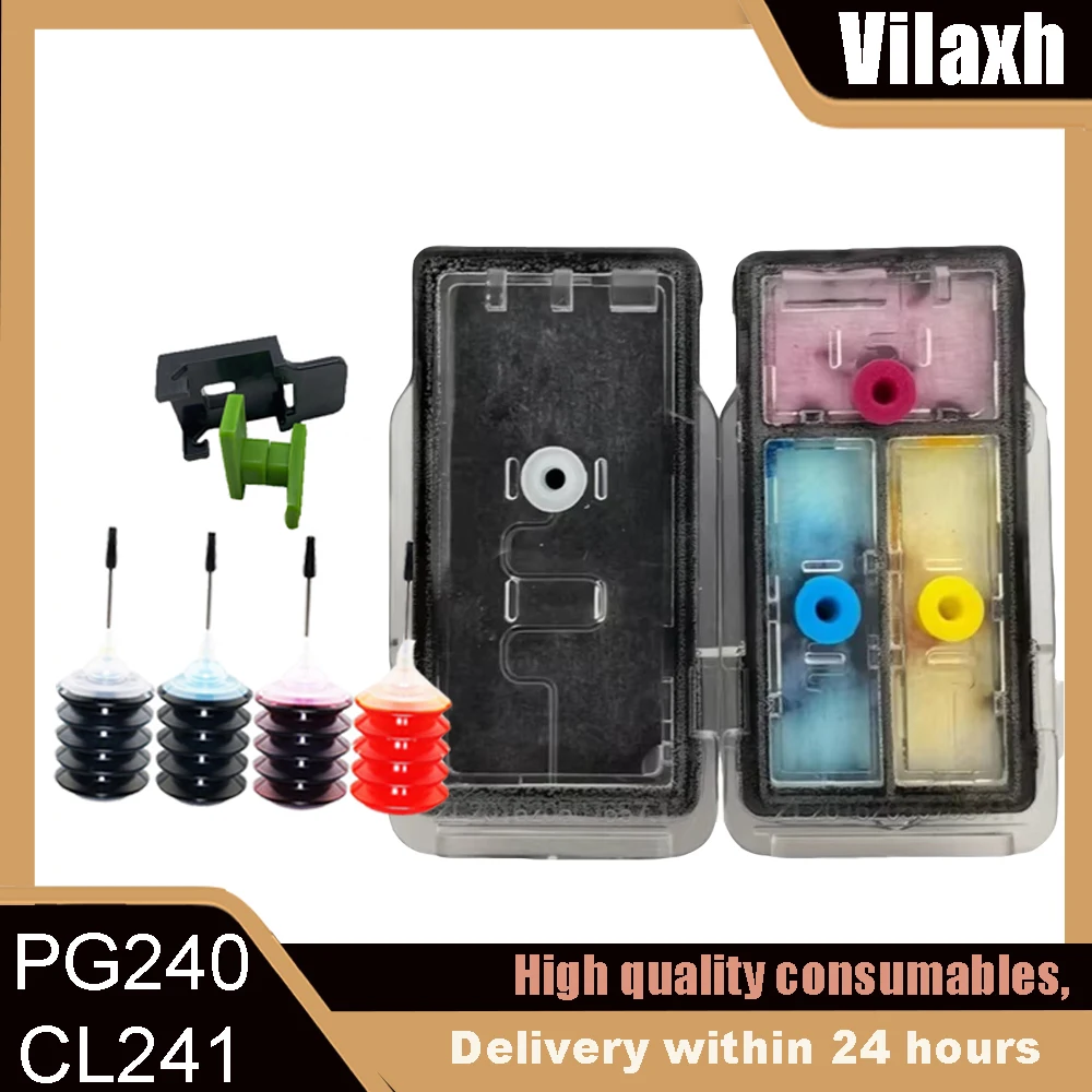 Сменный чернильный картридж PG240 CL241 для принтеров Canon Pixma MX372 MX392 MX432 MX439 MX452 MX472 MX512 MX522 MX532
Сменный чернильный картридж PG240 CL241 для принтеров Canon Pixma MX372 MX392 MX432 MX439 MX452 MX472 MX512 MX522 MX532