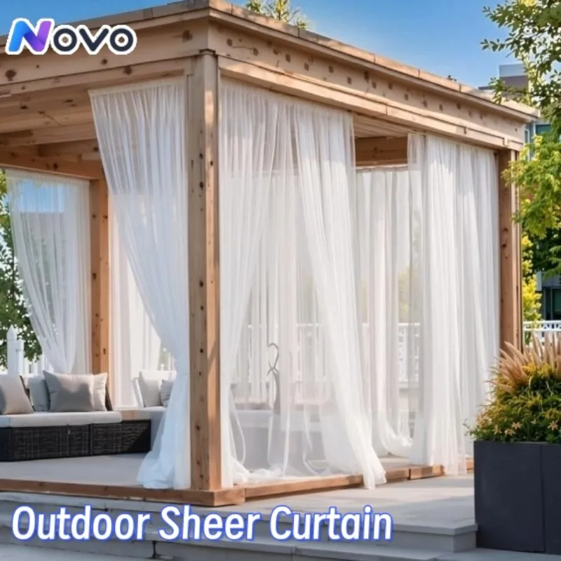Outdoor Sheer Curtain Mosquito Net Mesh for Patio Balcony Garden Terrace Pergola Gazebo Sunroom Villa Privacy Curtain Multi Size
Outdoor Sheer Curtain Mosquito Net Mesh for Patio Balcony Garden Terrace Pergola Gazebo Sunroom Villa Privacy Curtain Multi Size
