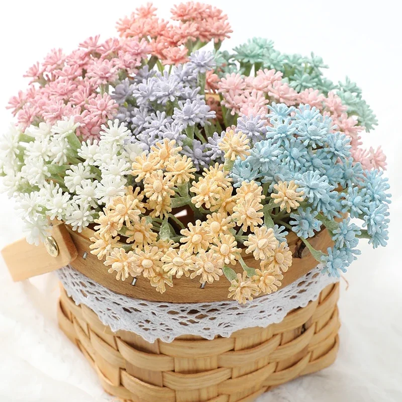 6PCs/Lot Mini Daisy Artificial Flowers Bouquet Silk Fake Flowers For Home Room Decor Wedding Decoration DIY Crafts Accessories
6PCs/Lot Mini Daisy Artificial Flowers Bouquet Silk Fake Flowers For Home Room Decor Wedding Decoration DIY Crafts Accessories
