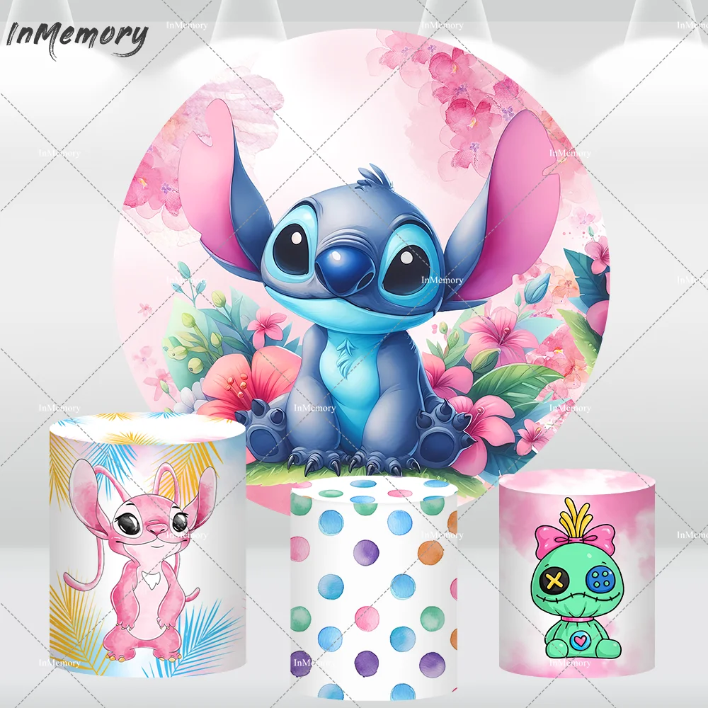 Watercolor 3D Stitch Round Backdrop for Kids Birthday Decor Party Cake Table Banner Newborn Baby Shower Angel Cylinder Covers
Watercolor 3D Stitch Round Backdrop for Kids Birthday Decor Party Cake Table Banner Newborn Baby Shower Angel Cylinder Covers