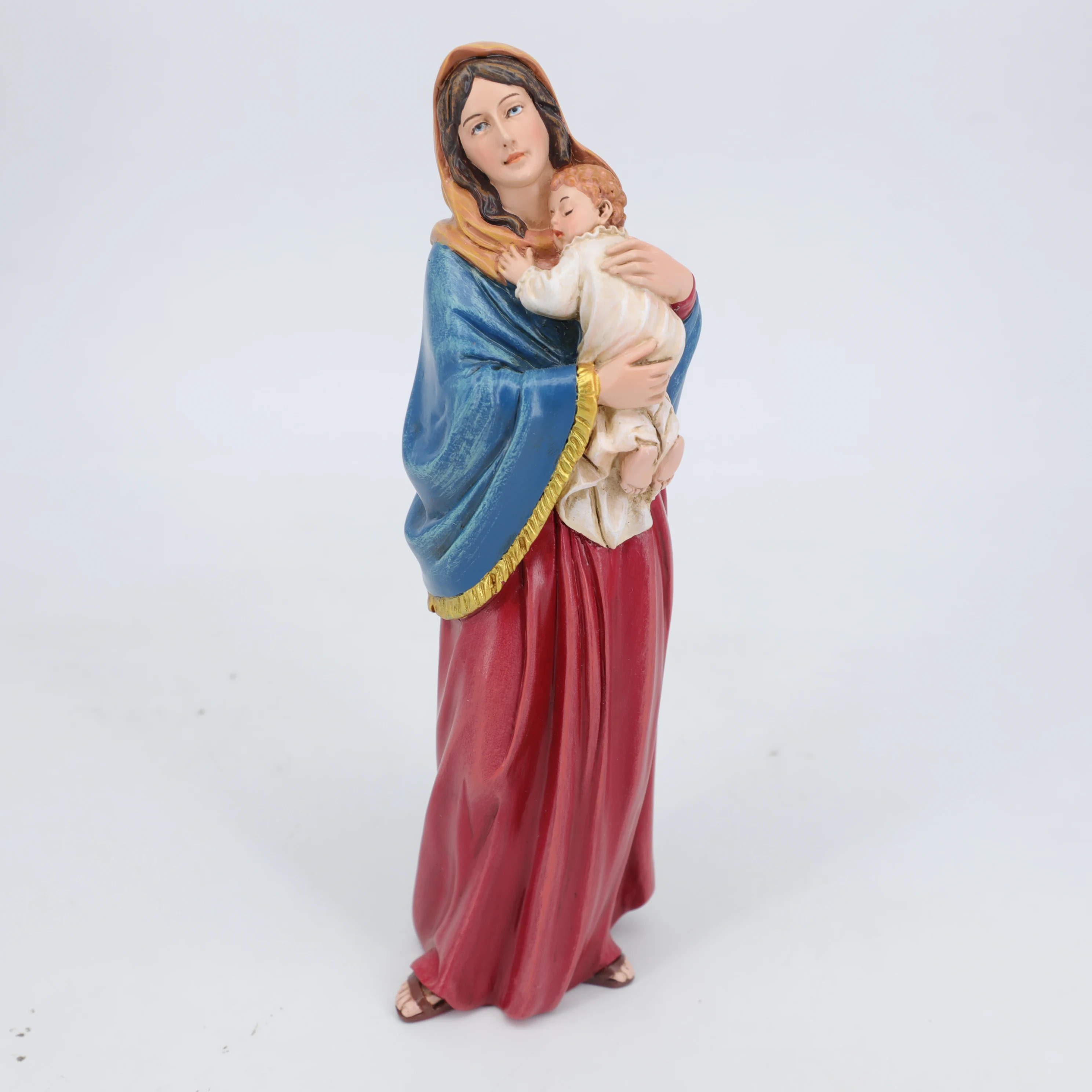 20cmH Madonna of the Streets Famous Statue Virgin Mary with Baby Jesus Sculpture Decorative Crafts
20cmH Madonna of the Streets Famous Statue Virgin Mary with Baby Jesus Sculpture Decorative Crafts