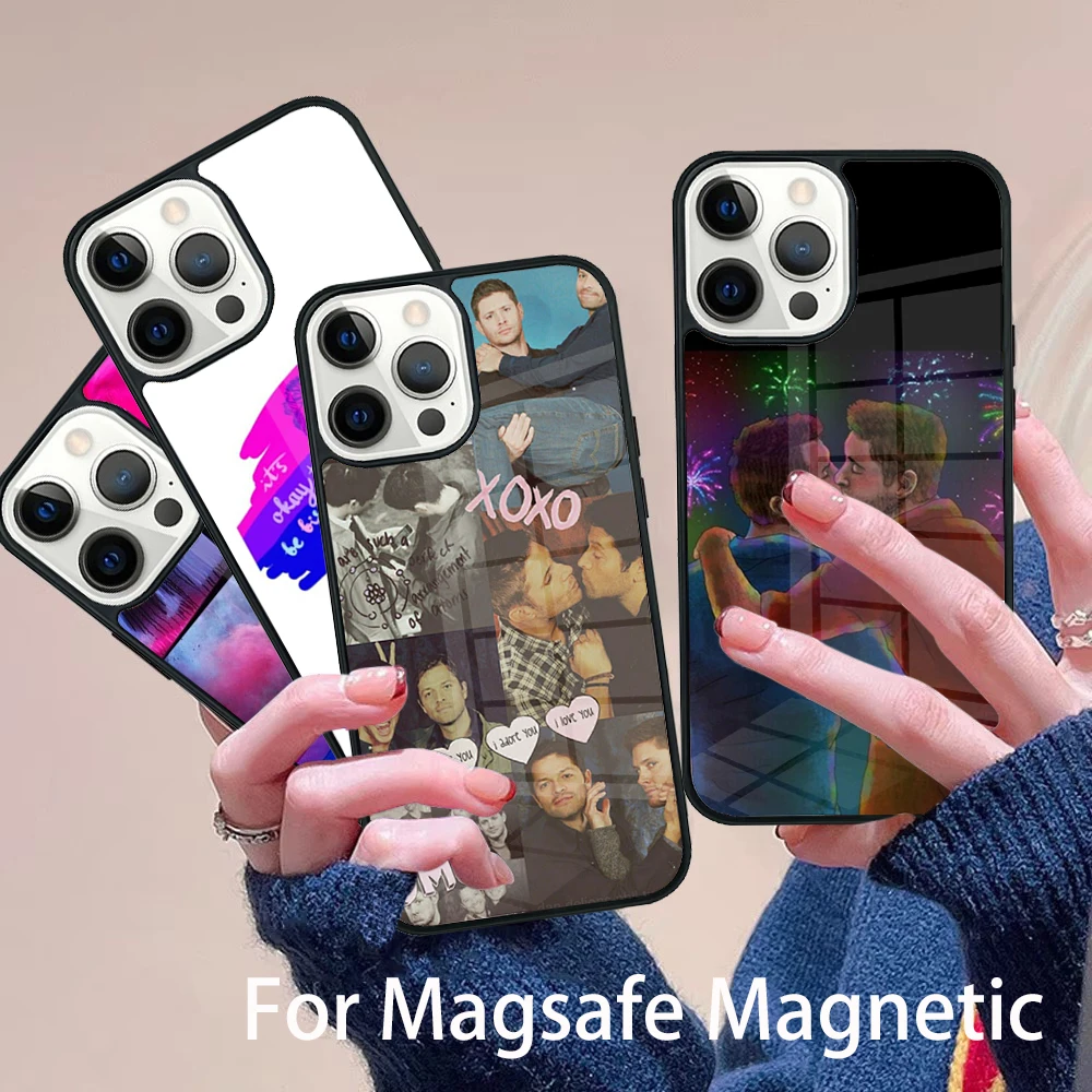 Bisexual Pride Destiel Phone Case Magesafe Magnetic Wireless Charge Cover For IPhone 16 11 12 13 14 15 Pro Max Plus Mini
Bisexual Pride Destiel Phone Case Magesafe Magnetic Wireless Charge Cover For IPhone 16 11 12 13 14 15 Pro Max Plus Mini