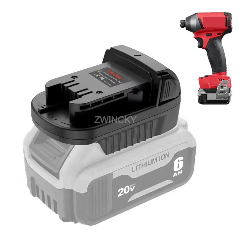 Адаптер аккумулятора DW18ML для литий-ионной батареи Dewalt 20 в 18 в, DCB182 DCB205 в Milwaukee 18 в, преобразователь аккумулятора, электроинструмент
Адаптер аккумулятора DW18ML для литий-ионной батареи Dewalt 20 в 18 в, DCB182 DCB205 в Milwaukee 18 в, преобразователь аккумулятора, электроинструмент