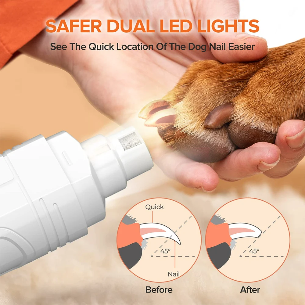 Electric Pet Nail Clippers USB Rechargeable Quiet With Lights Cat Paws Nail Grooming Trimmer Tools for Cats Dogs Paw Grinder
Electric Pet Nail Clippers USB Rechargeable Quiet With Lights Cat Paws Nail Grooming Trimmer Tools for Cats Dogs Paw Grinder