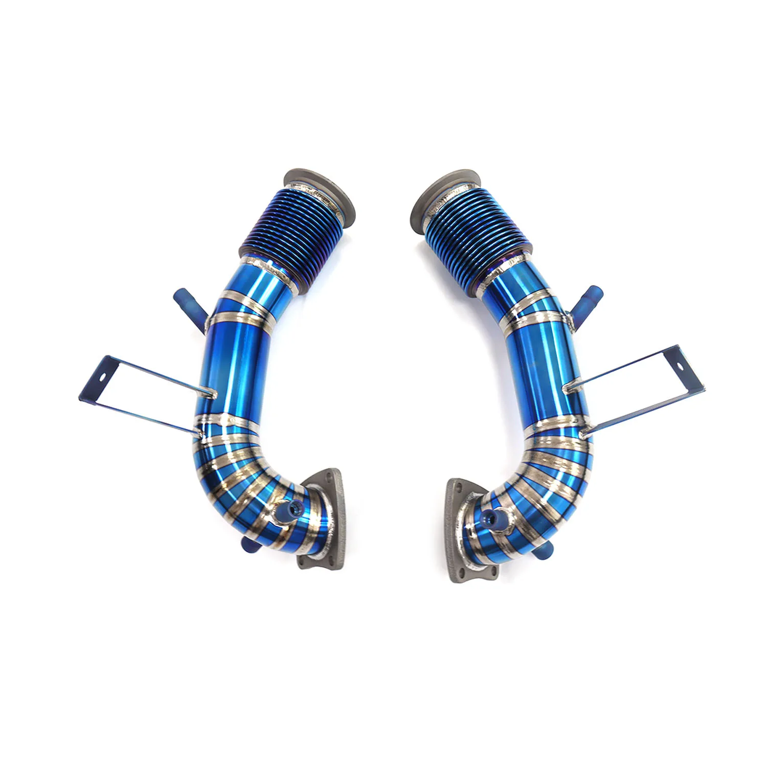 Titanium Alloy for Audi R8 V10 OPF Pipe Exhaust System With Bracket High Quality Auto Perfornabce Tuning Parts
Titanium Alloy for Audi R8 V10 OPF Pipe Exhaust System With Bracket High Quality Auto Perfornabce Tuning Parts