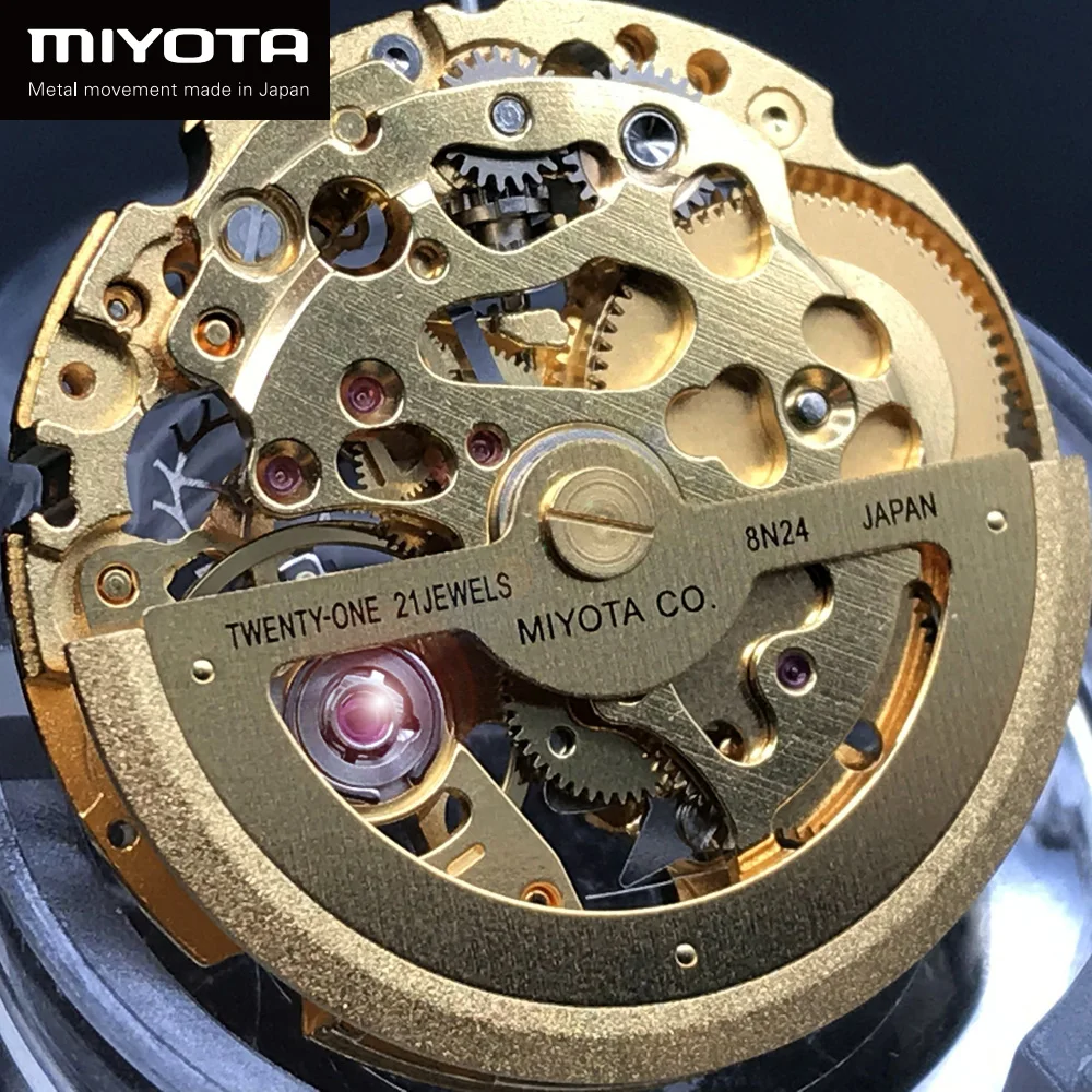Механический механизм MIYOTA Golden 8N24, японские запчасти Geninue для роскошных брендовых часов, замена часов высшего качества
Механический механизм MIYOTA Golden 8N24, японские запчасти Geninue для роскошных брендовых часов, замена часов высшего качества