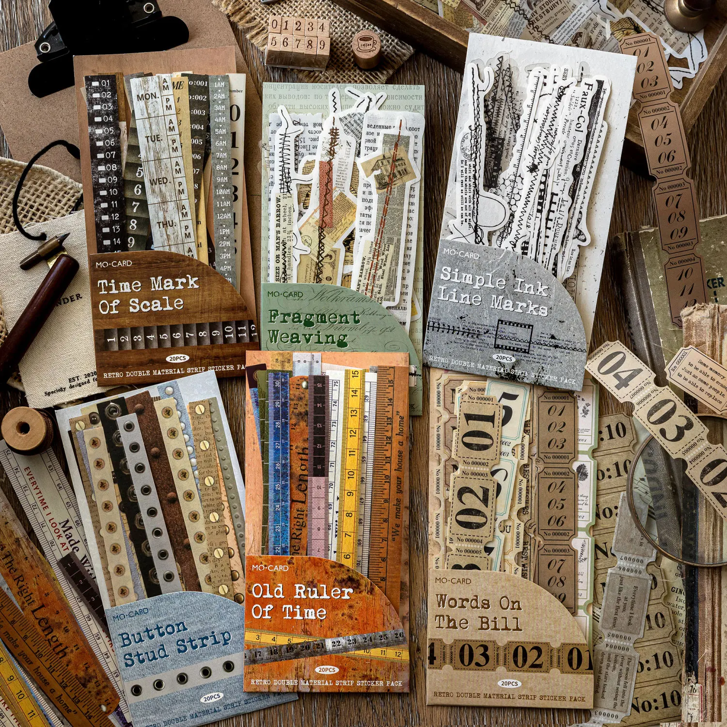20pcs/lot Kawaii Style Stationery Stickers Retro Style Long Strip Shape Time Trace Stickers Time Stitch Series
20pcs/lot Kawaii Style Stationery Stickers Retro Style Long Strip Shape Time Trace Stickers Time Stitch Series