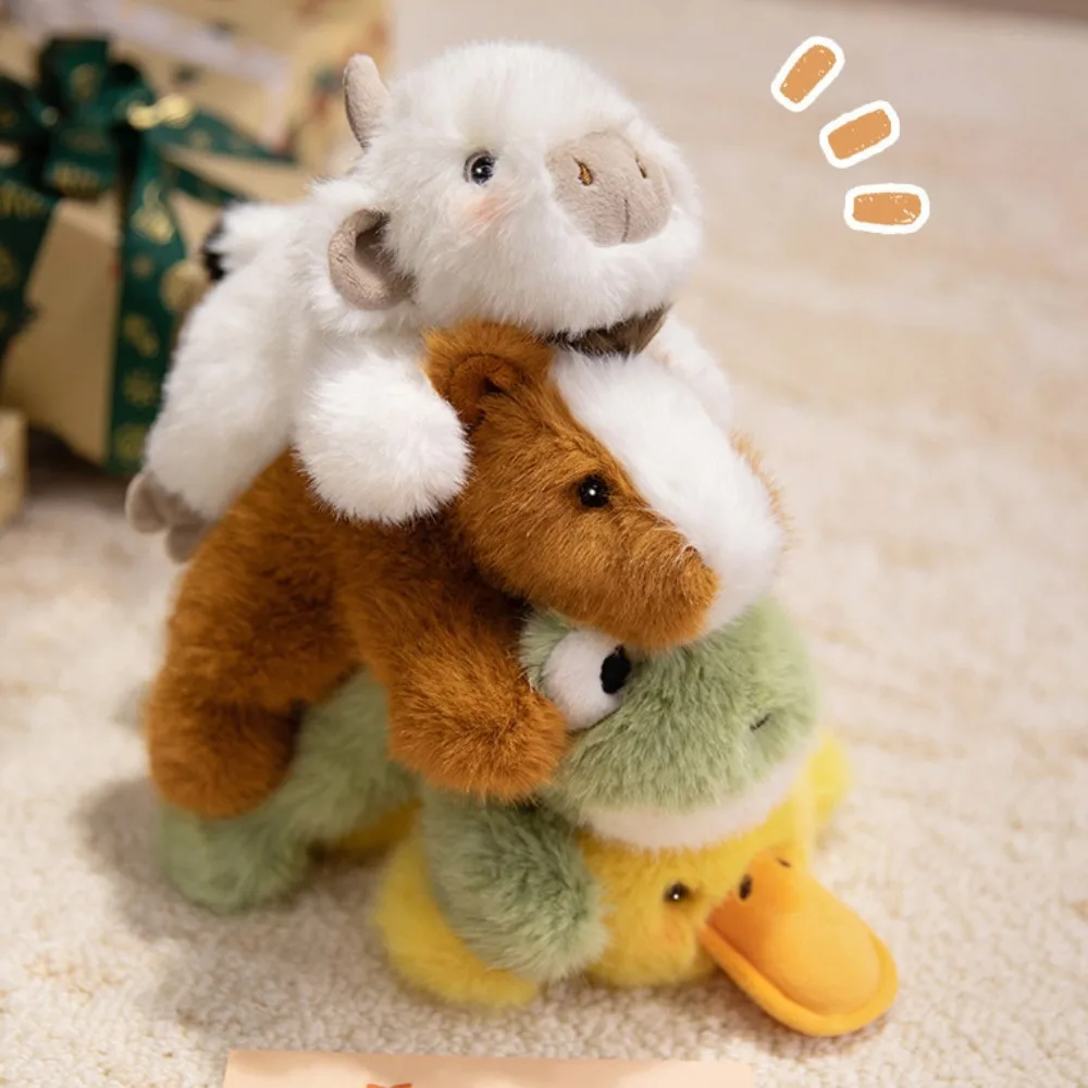 Cloth Doll Frog Little Duck Doll Soft Plushie Cow Horse Plush Toy Cartoon Interesting Funny Animal Plush Doll Accompany Appease
Cloth Doll Frog Little Duck Doll Soft Plushie Cow Horse Plush Toy Cartoon Interesting Funny Animal Plush Doll Accompany Appease
