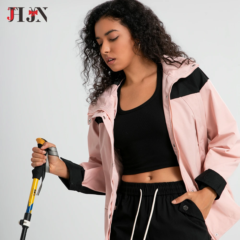 JHJN Popular Women Outdoor Windproof Coats Patchwork Hooded Jacket Pocket Unisex Camping Outerwear Safari Mountaineering Jackets
JHJN Popular Women Outdoor Windproof Coats Patchwork Hooded Jacket Pocket Unisex Camping Outerwear Safari Mountaineering Jackets