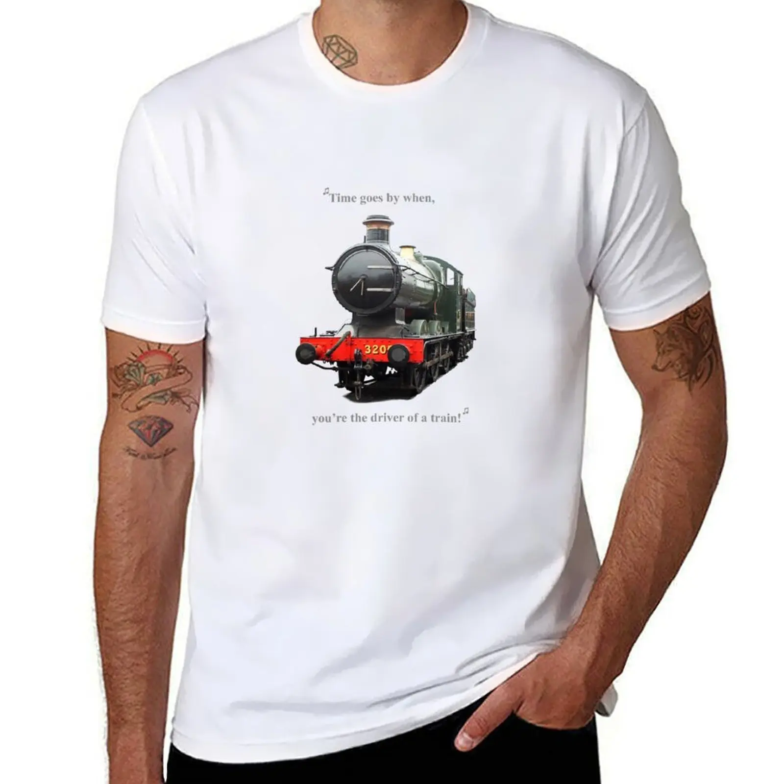 Driver of a Train T-Shirt t shirt custom print t shirt man casual T-Shirt
Driver of a Train T-Shirt t shirt custom print t shirt man casual T-Shirt