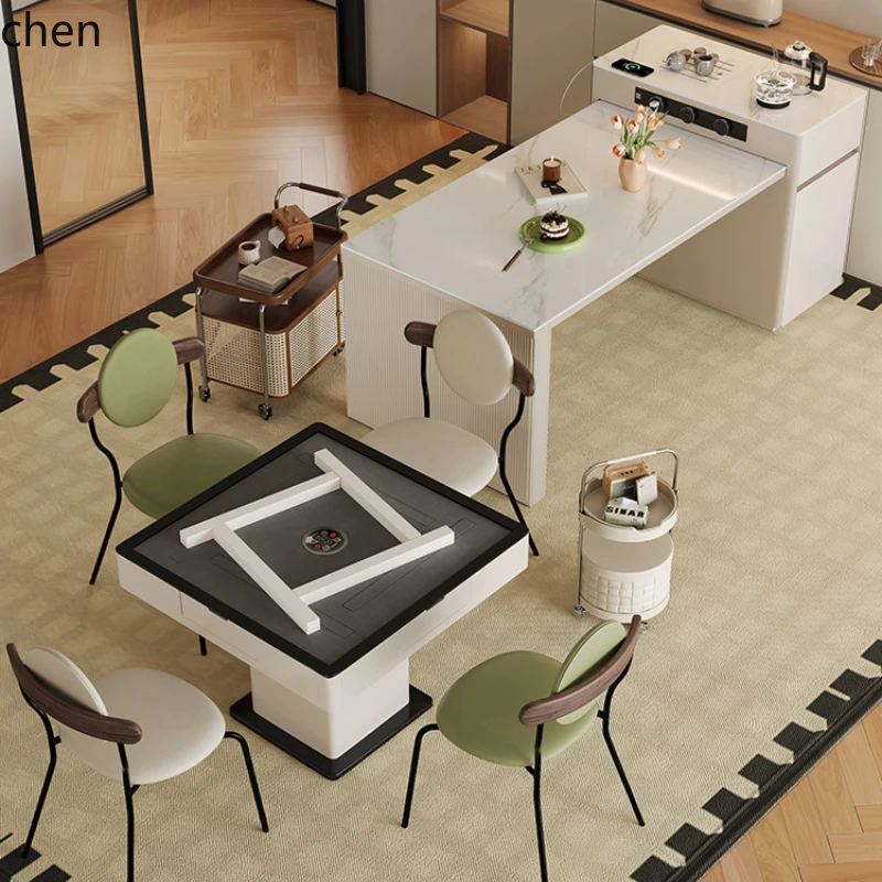 ZML telescopic rock slab dining table mahjong table integrated dual-purpose automatic tea table mahjong machine
ZML telescopic rock slab dining table mahjong table integrated dual-purpose automatic tea table mahjong machine