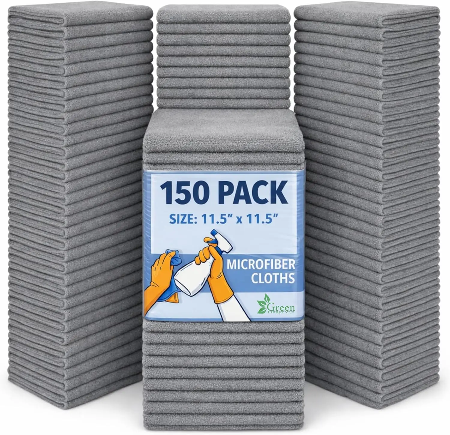 Microfiber Cleaning Cloth 150 Pack, Edgeless Lint Free Towels for Cars, Reusable Rags for House Garage
Microfiber Cleaning Cloth 150 Pack, Edgeless Lint Free Towels for Cars, Reusable Rags for House Garage