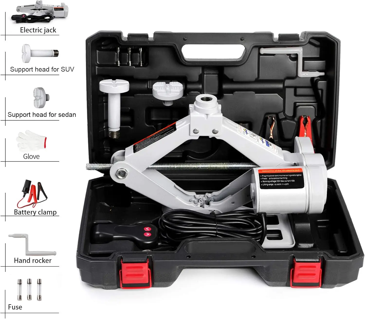 Electric Car Jack Floor Jack 3 Ton All-in-one Automatic 12v Scissor Lift Jack Car Repair Tool for Sedans and SUV
Electric Car Jack Floor Jack 3 Ton All-in-one Automatic 12v Scissor Lift Jack Car Repair Tool for Sedans and SUV