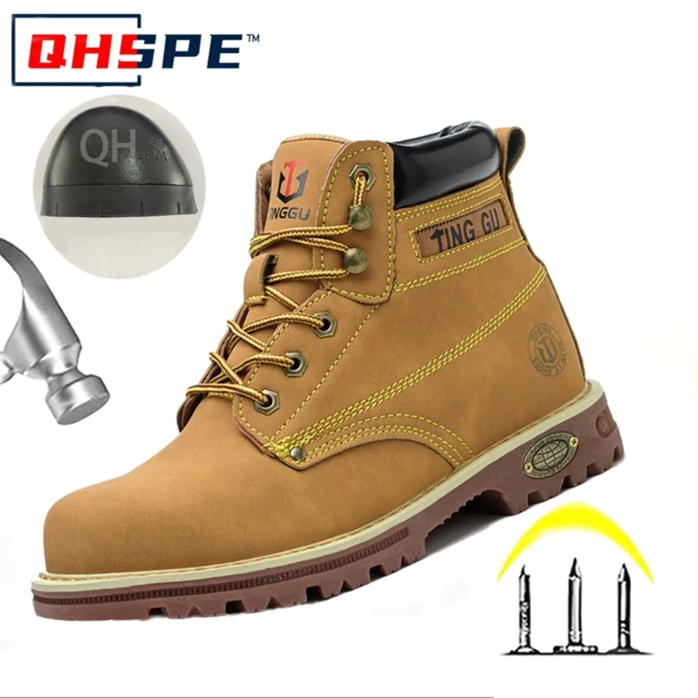 Four Season Labor Protection Shoes Anti Smashing Anti Piercing Steel ToeCap Anti Slip SafetyShoesWear-resistant Protective Shoes
Four Season Labor Protection Shoes Anti Smashing Anti Piercing Steel ToeCap Anti Slip SafetyShoesWear-resistant Protective Shoes
