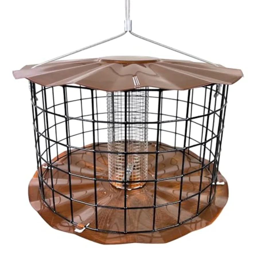 Кормушка Starling Proof Barrier с интегрированной перегородкой и цилиндром для арахиса - Премиум-покрытие из меди - Сделано в США PNF1
Кормушка Starling Proof Barrier с интегрированной перегородкой и цилиндром для арахиса - Премиум-покрытие из меди - Сделано в США PNF1