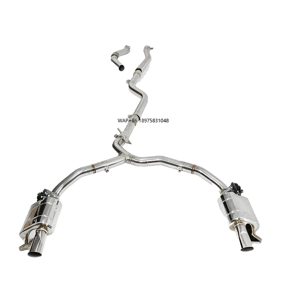 GDR Stainless Steel Valved Cat-Back Exhaust - Compatible with GT43, GT53, E53, CLS53, GLS53, (M256 3.0T Engine)
GDR Stainless Steel Valved Cat-Back Exhaust - Compatible with GT43, GT53, E53, CLS53, GLS53, (M256 3.0T Engine)