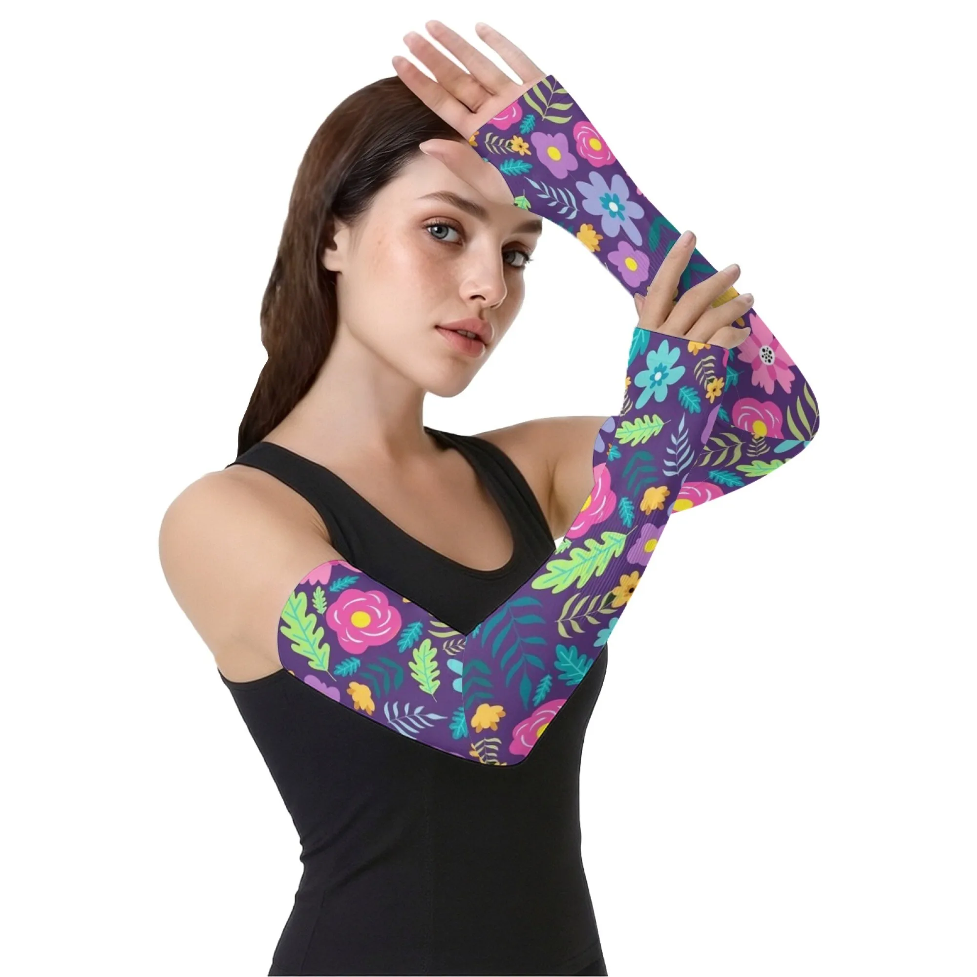 UV Shield Colorful Floral Print Arm Sleeves Outdoor Gardening Non-slip Quick-drying Breathable Lightweight Sunscreen Ice Sleeves
UV Shield Colorful Floral Print Arm Sleeves Outdoor Gardening Non-slip Quick-drying Breathable Lightweight Sunscreen Ice Sleeves