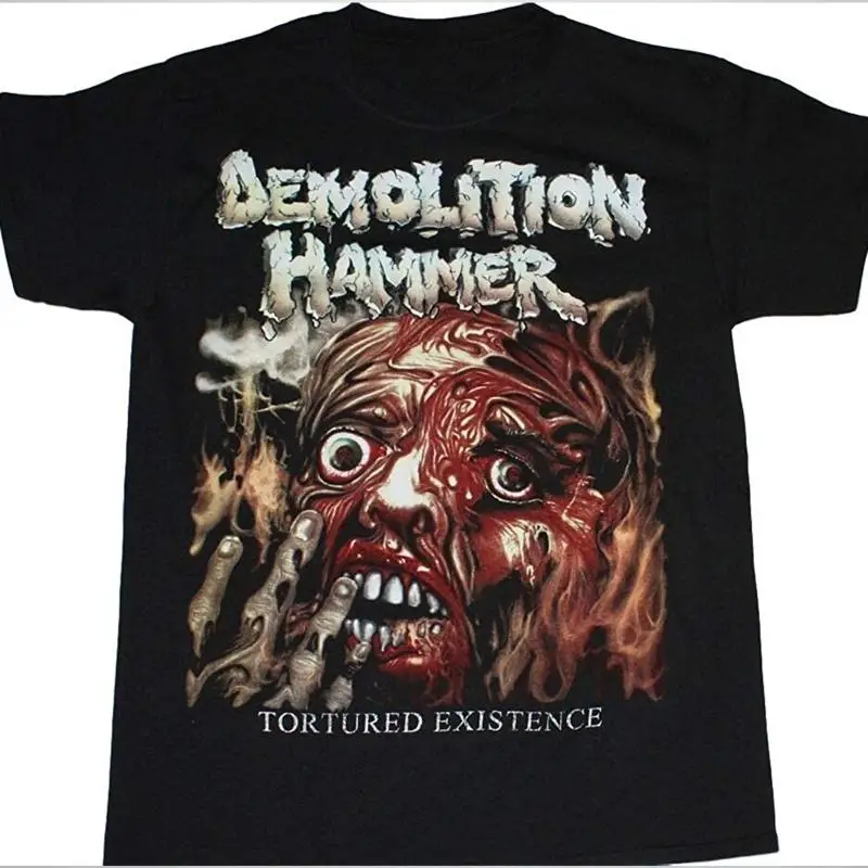 Retro Demolition Hammer Album T Shirt Black Cotton All Sizes S To 5Xl
Retro Demolition Hammer Album T Shirt Black Cotton All Sizes S To 5Xl