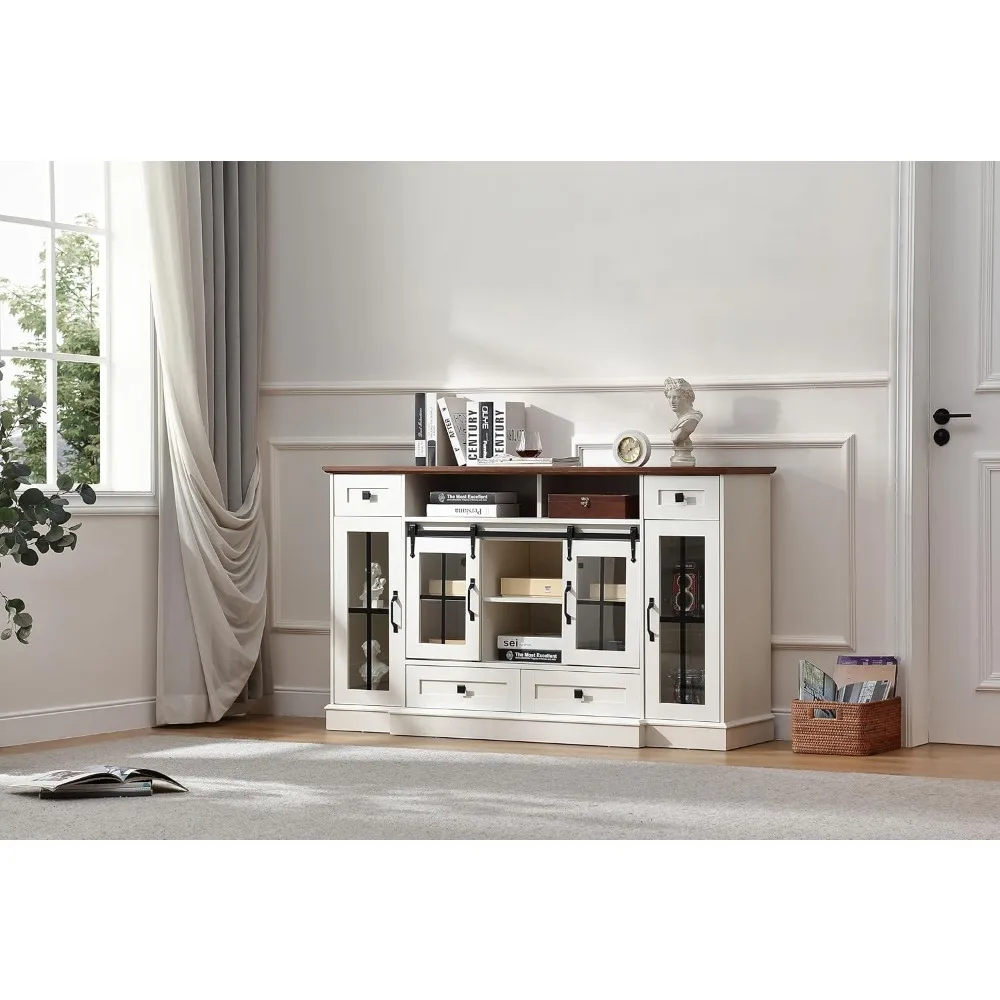 59.2"TV Stands for TV up to 65,Storage TV Cabinet,TV Table,Entertainment Center with Open Storage,TV Console,Media Console,White
59.2"TV Stands for TV up to 65,Storage TV Cabinet,TV Table,Entertainment Center with Open Storage,TV Console,Media Console,White