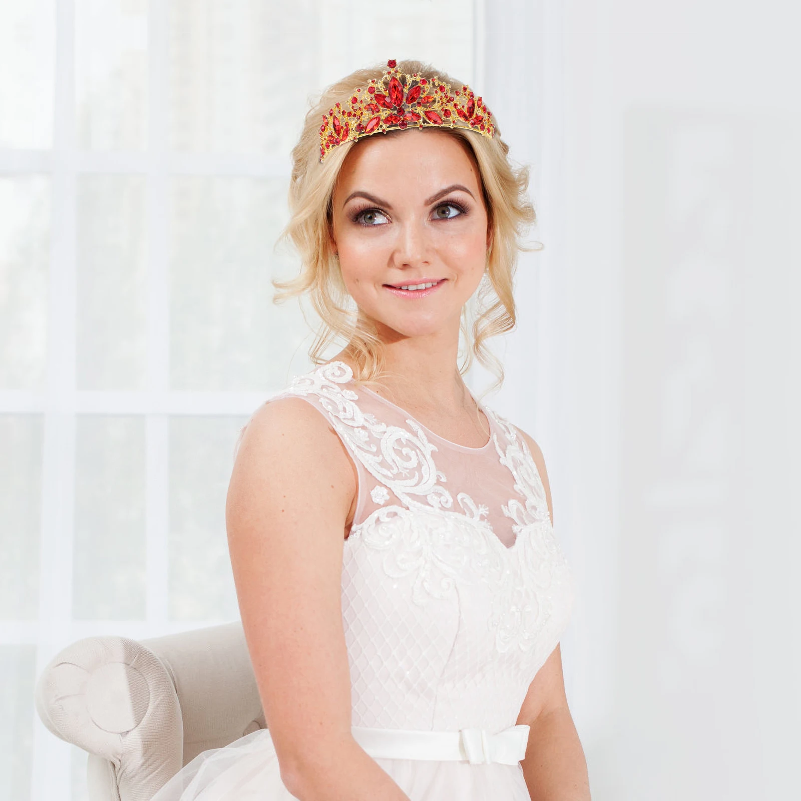 Delicate Bridal Crown Elegant Wedding Hair Accessories Retro Tiara Queens Crown Bridesmaid Prop Photoshoot Women Queen Coronet
Delicate Bridal Crown Elegant Wedding Hair Accessories Retro Tiara Queens Crown Bridesmaid Prop Photoshoot Women Queen Coronet