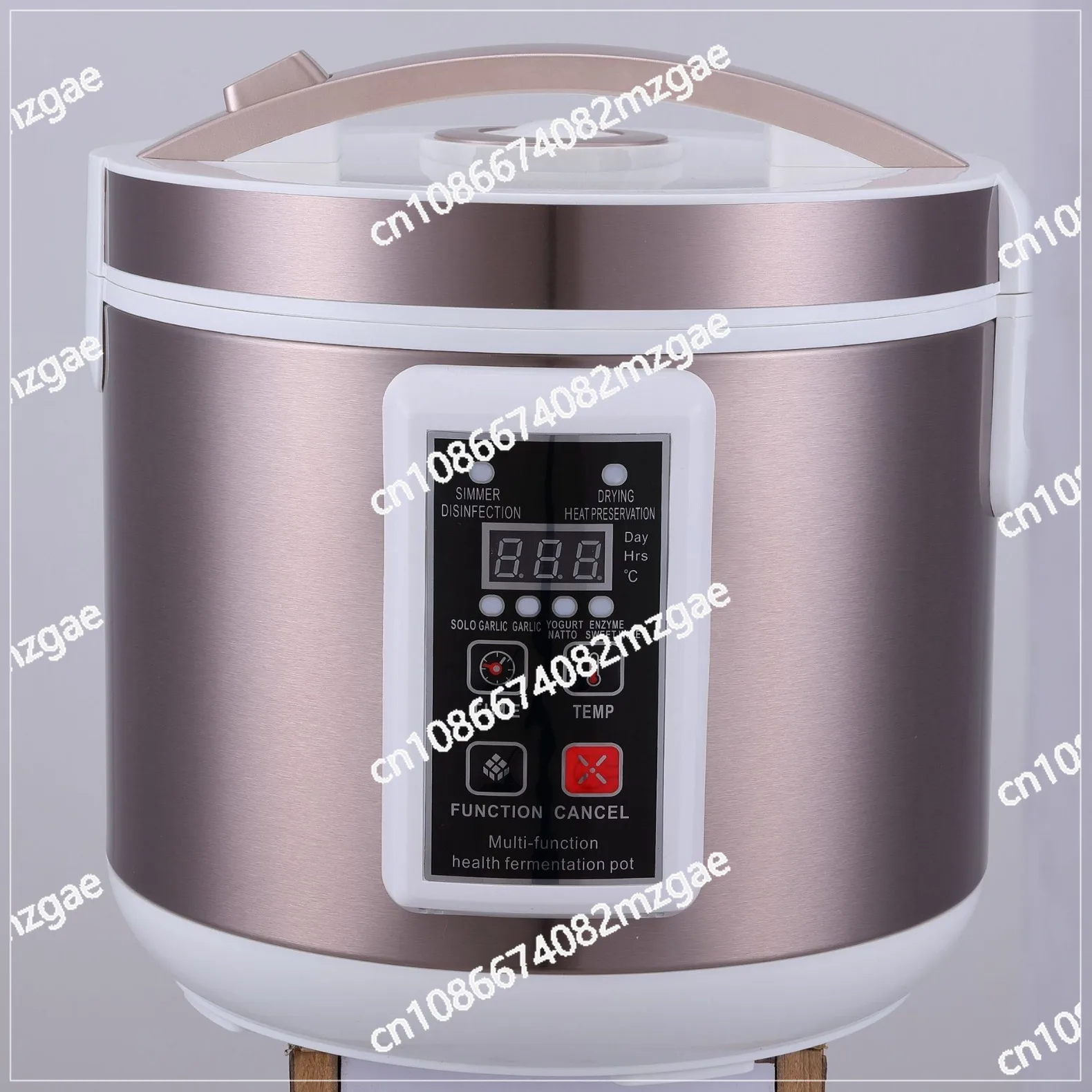 Умная ферментационная машина 5 л, автоматический аппарат для приготовления чёрного чеснока, ферментер, 110В/220В, для домашнего использования
Умная ферментационная машина 5 л, автоматический аппарат для приготовления чёрного чеснока, ферментер, 110В/220В, для домашнего использования