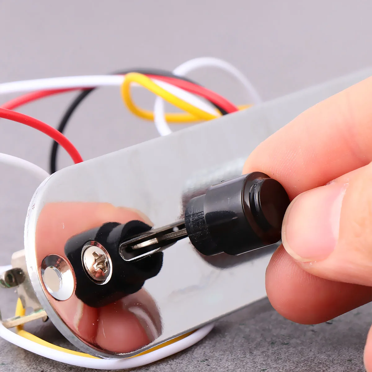 Guitar Control Board Wiring Harness Metal Plate Guitars Compatible for Telecaster Panel
Guitar Control Board Wiring Harness Metal Plate Guitars Compatible for Telecaster Panel