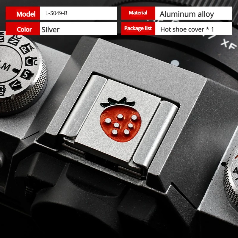 Подходит для камеры Fuji SecondGeneration, чехол для горячего башмака xt50 xs20 xm5 gr3x, микроодиночный металлический пылезащитный чехол, декоративные аксессуары
Подходит для камеры Fuji SecondGeneration, чехол для горячего башмака xt50 xs20 xm5 gr3x, микроодиночный металлический пылезащитный чехол, декоративные аксессуары