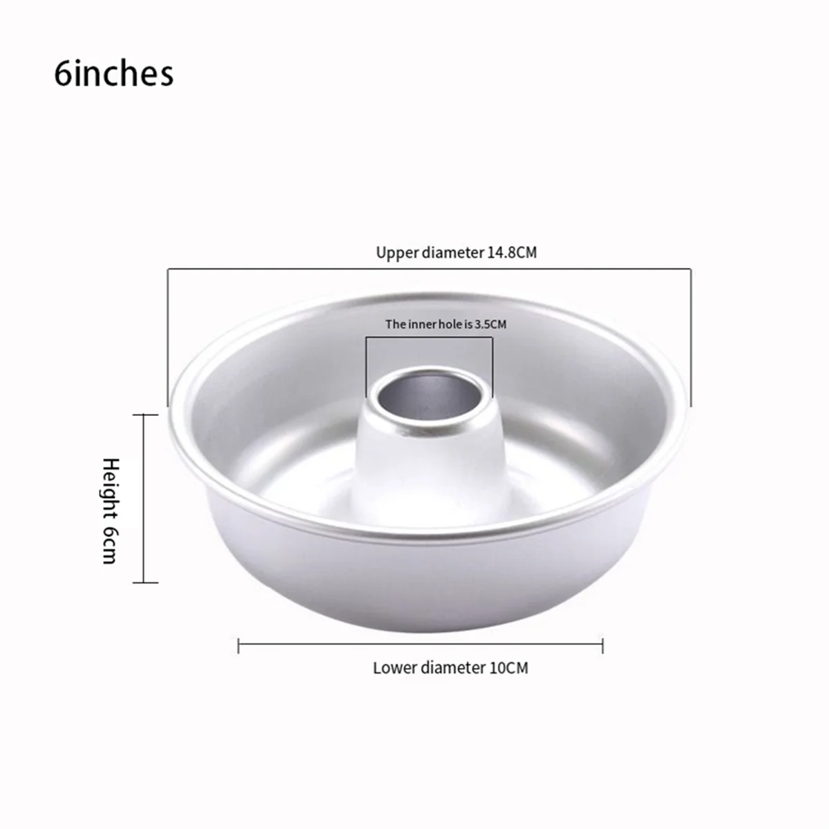 3Pcs 6/7/9 Inches Angel Food Cake Pan Griddle Cake Pans Baking Pans Fluted Tube Pan Dessert Mold Donut Mold
3Pcs 6/7/9 Inches Angel Food Cake Pan Griddle Cake Pans Baking Pans Fluted Tube Pan Dessert Mold Donut Mold