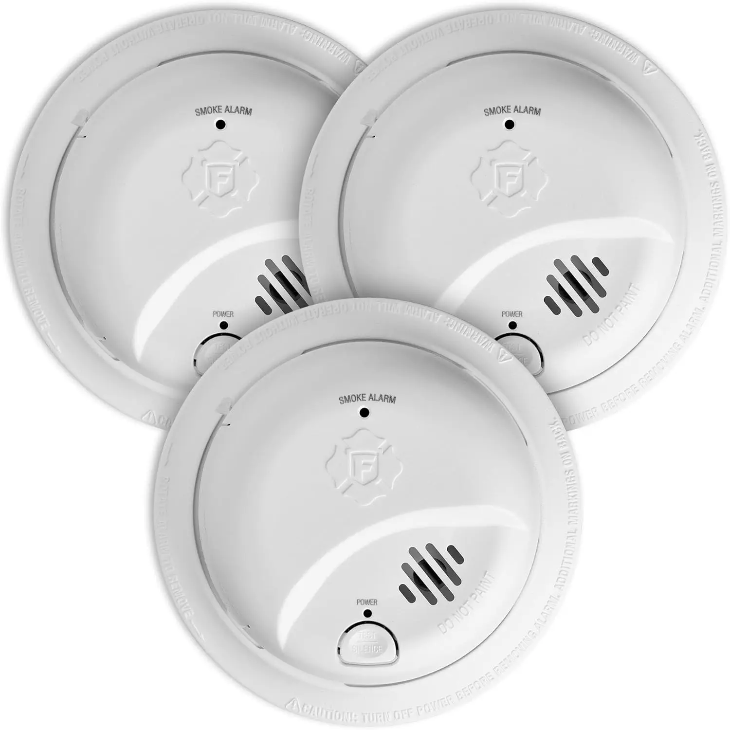 Battery-Operated Smoke Alarm, 3-Pack for Home Safety with Easy Installation and Loud Alert
Battery-Operated Smoke Alarm, 3-Pack for Home Safety with Easy Installation and Loud Alert
