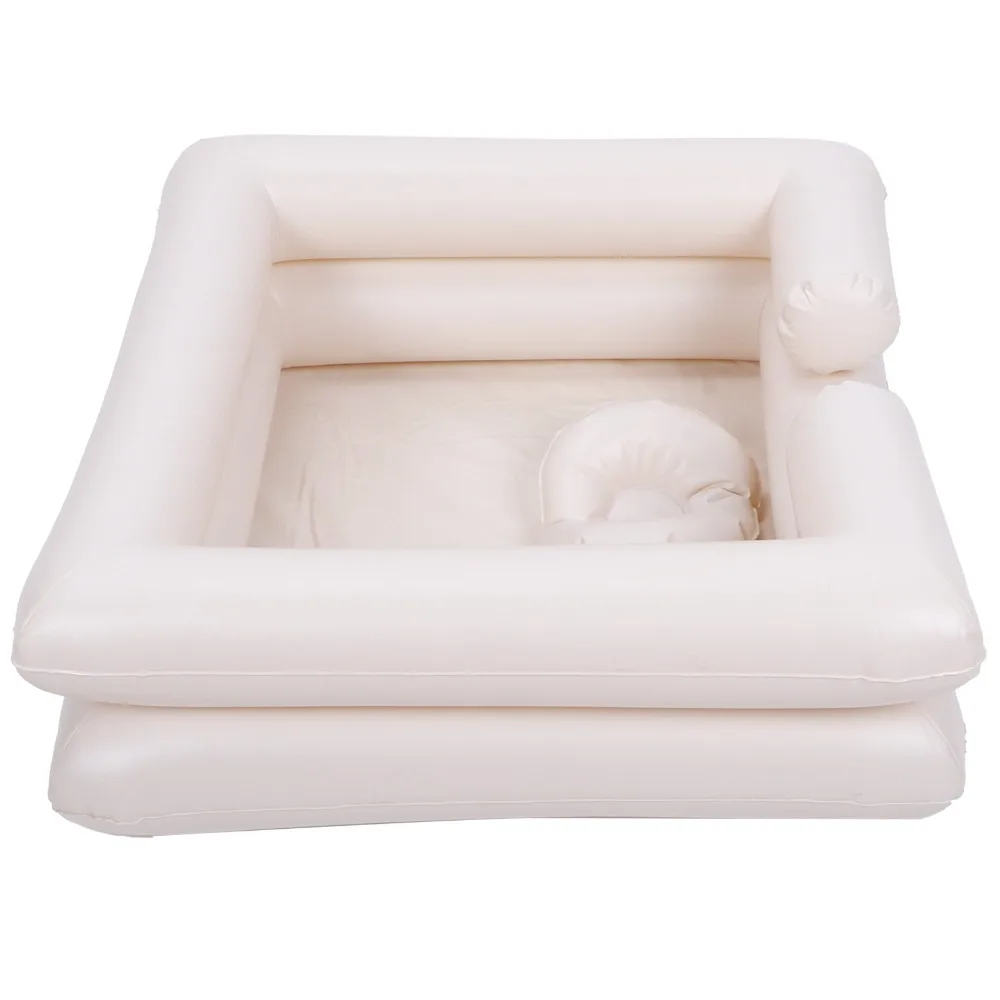 PVC Inflatable Shampoo Basin White Easy to Use Bedside Shampoo Basin Pillow Included Inflatable Design
PVC Inflatable Shampoo Basin White Easy to Use Bedside Shampoo Basin Pillow Included Inflatable Design