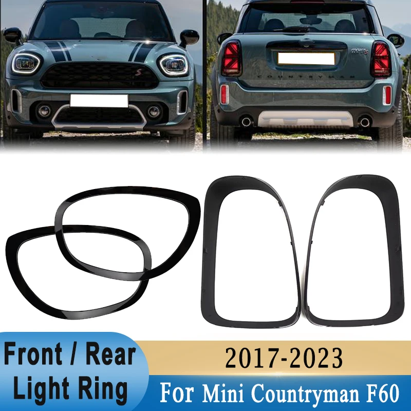 Headlight / Tail Lights Cover Ring Decoration Trim for MINI Countryman F60 Cooper One JCW 2017-2023 Light Decoration Sticker
Headlight / Tail Lights Cover Ring Decoration Trim for MINI Countryman F60 Cooper One JCW 2017-2023 Light Decoration Sticker