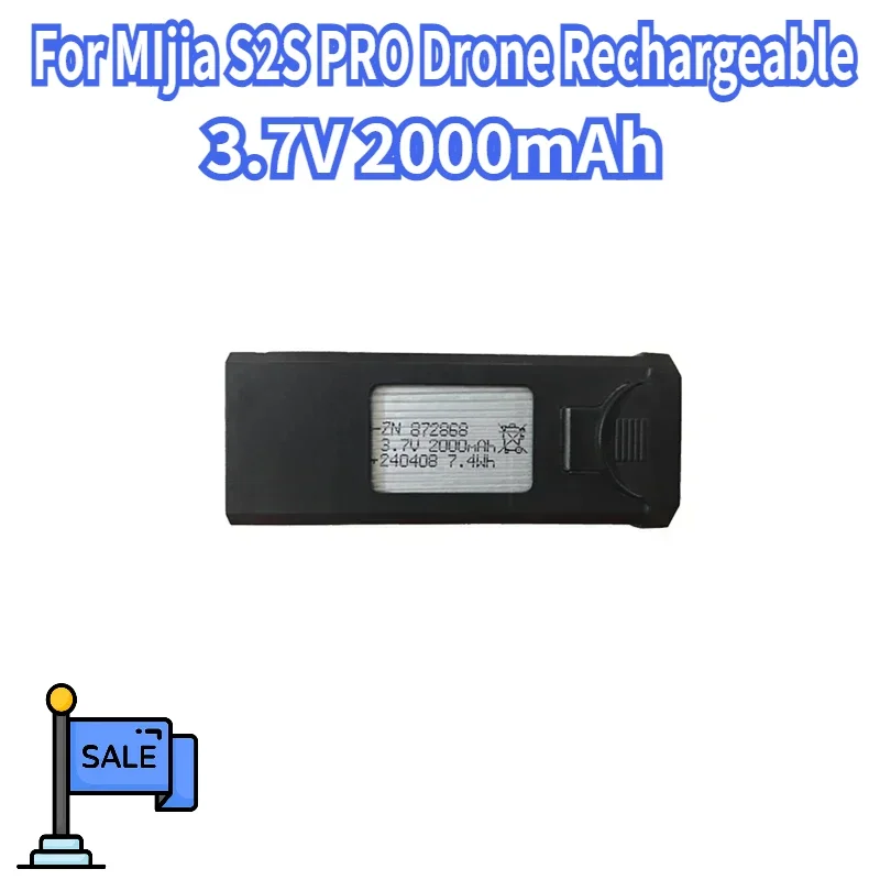 S2S Drone GPS Profesional Battery 3.7V 2000mAh For MIjia S2S PRO Drone Rechargeable Li-po Battery Pack RC Quadcopter Accessories
S2S Drone GPS Profesional Battery 3.7V 2000mAh For MIjia S2S PRO Drone Rechargeable Li-po Battery Pack RC Quadcopter Accessories