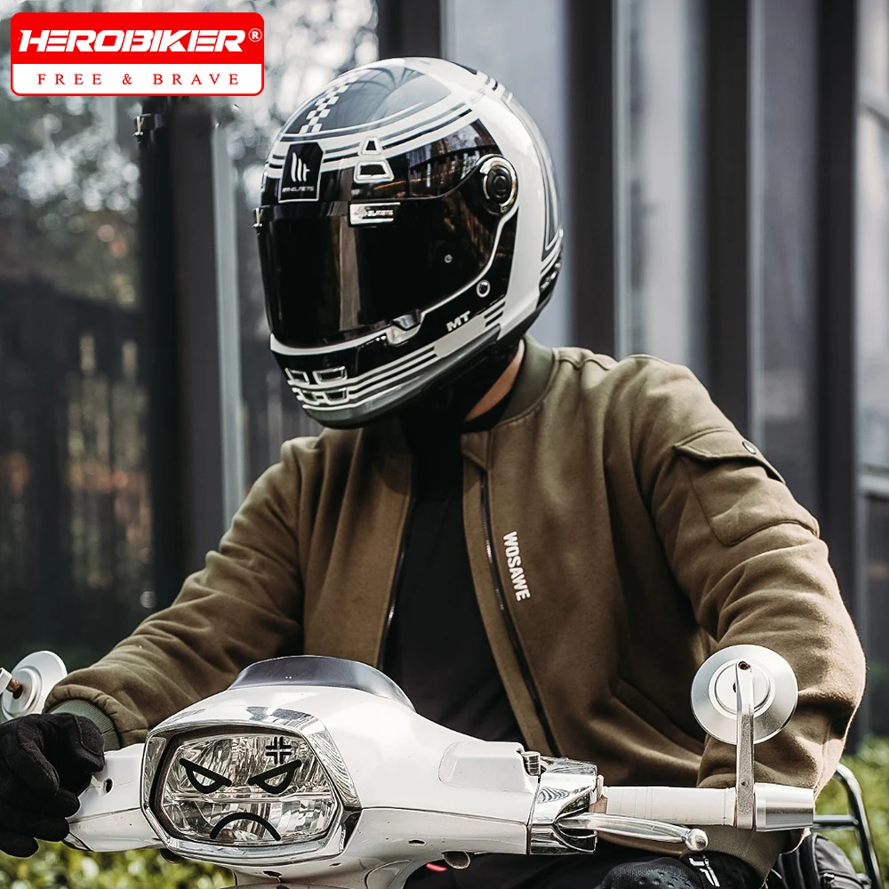 Motocross Helmet Retro Motorcycle Helmet High-Performance ABS Shell Clear Visor Ventilation ECE DOT Approved Removable Liner
Motocross Helmet Retro Motorcycle Helmet High-Performance ABS Shell Clear Visor Ventilation ECE DOT Approved Removable Liner