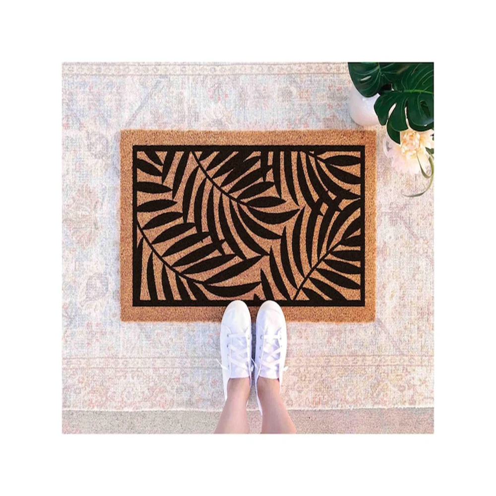 Minimalist Floral Leaves Doormat Modern Claasic Welcome Mat Non Slip Durable Coir Rug Front Door Outdoor Entryway Home Decor
Minimalist Floral Leaves Doormat Modern Claasic Welcome Mat Non Slip Durable Coir Rug Front Door Outdoor Entryway Home Decor