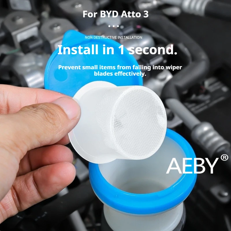 AEBY For BYD Atto 3 Smart Driving Edition 2022-2025 Windshield Washer Tank Filter, Universal Car Water Reservoir Filtration Mesh
AEBY For BYD Atto 3 Smart Driving Edition 2022-2025 Windshield Washer Tank Filter, Universal Car Water Reservoir Filtration Mesh