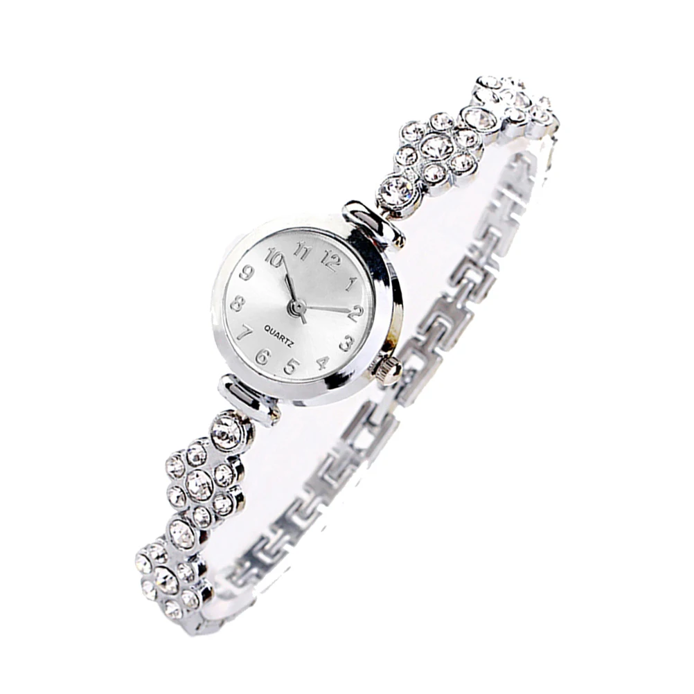 Rhinestone Alloy Quartz Watch Women Fashion Wristwatch Durable Gift Valentine Christmas New Year Birthday Ladies Watches
Rhinestone Alloy Quartz Watch Women Fashion Wristwatch Durable Gift Valentine Christmas New Year Birthday Ladies Watches