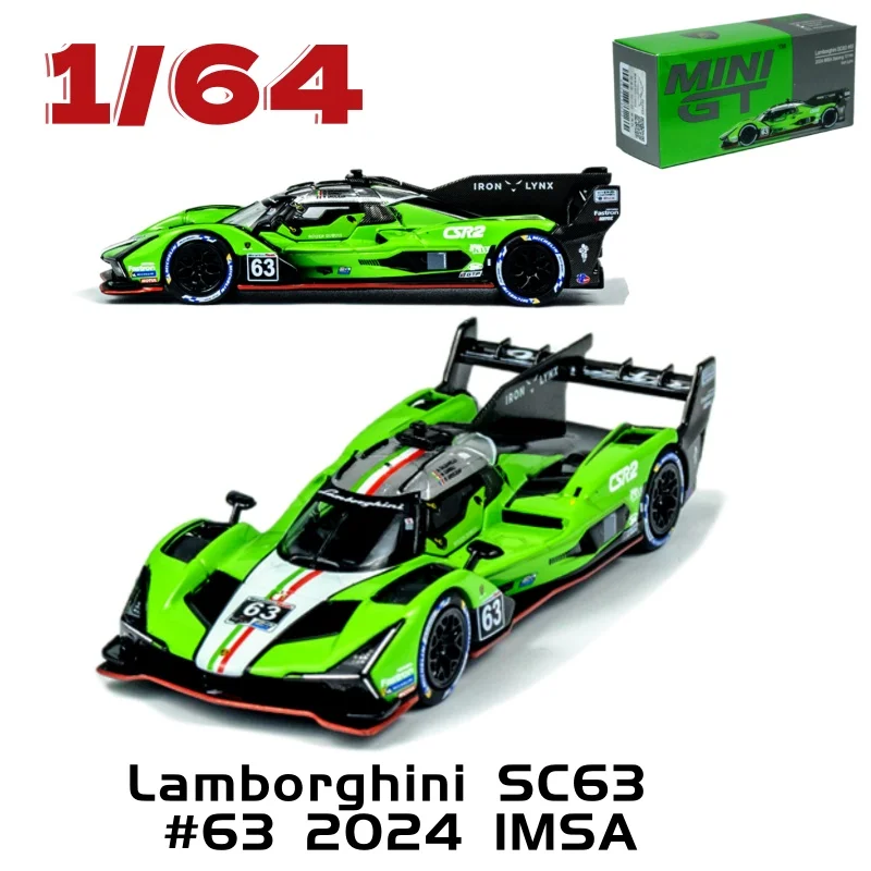 MINIGT Diecast 1/64 Scale Lamborghini Alloy Car Model Lamborghini SC63 #63 2024 IMSA Sebring Toys for Boys Original Box
MINIGT Diecast 1/64 Scale Lamborghini Alloy Car Model Lamborghini SC63 #63 2024 IMSA Sebring Toys for Boys Original Box
