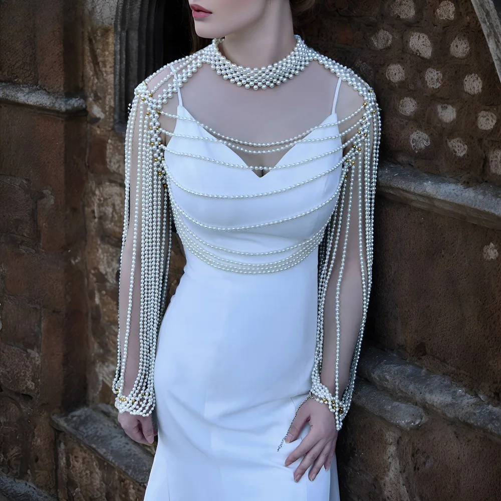 Bridal Shawl Pearl Beaded Wrap Wedding Party Attire Women's Bolero Wedding Accessories Wedding Bolero Marriage Party
Bridal Shawl Pearl Beaded Wrap Wedding Party Attire Women's Bolero Wedding Accessories Wedding Bolero Marriage Party